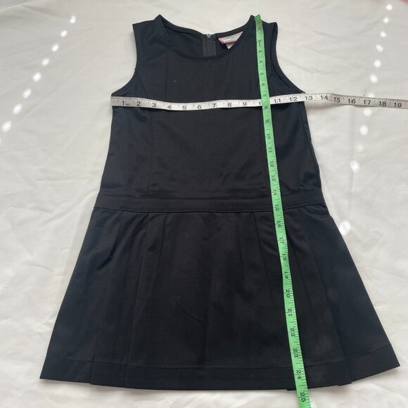 Classroom Uniforms School Dress 6 Kids Black Sleeveless Pleated - Picture 3 of 4